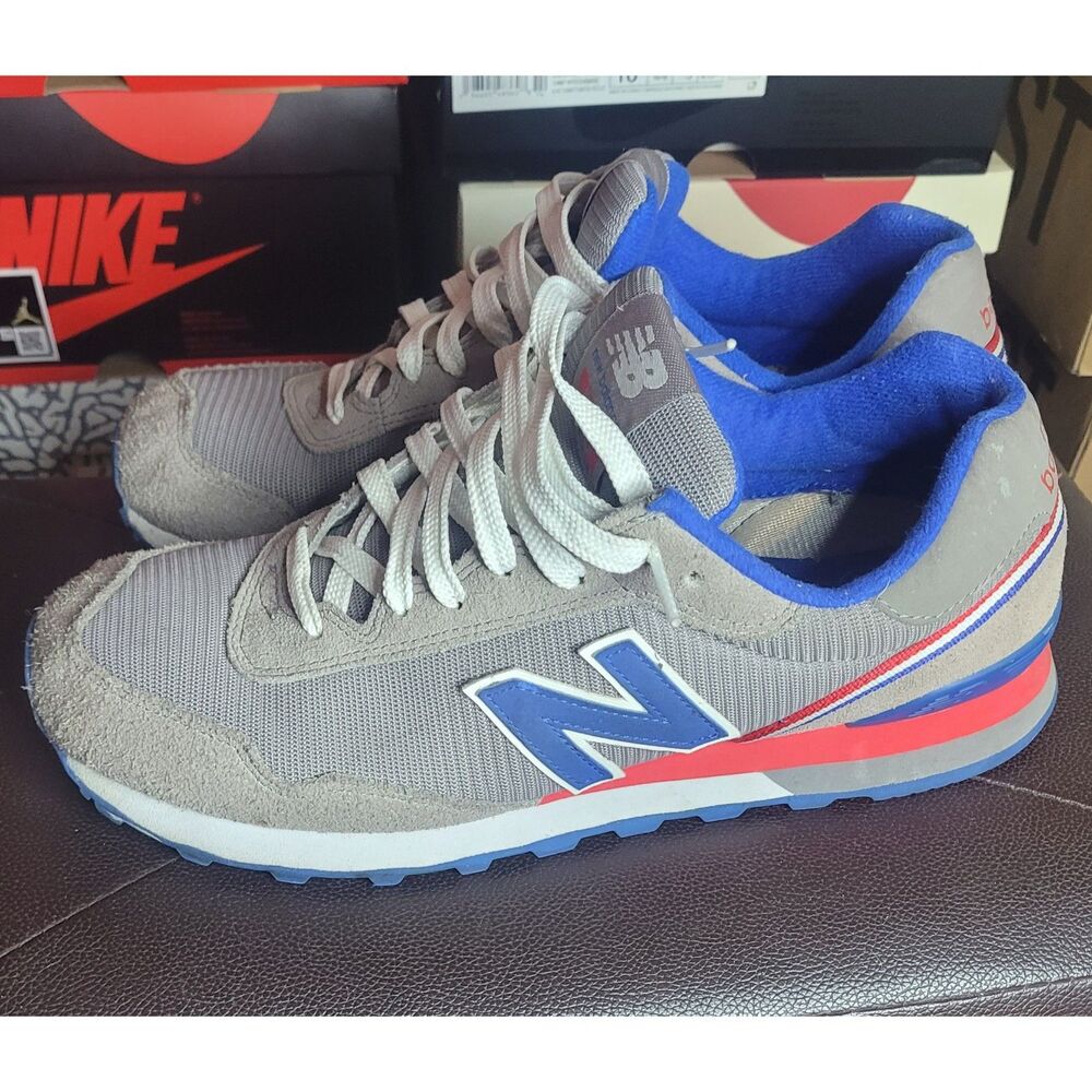 New Balance 515 Men's Size 10 Gray Blue Red Lifestyle Running Shoes ML515